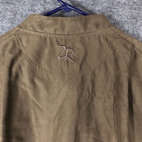 Zero Restrictions Vest Mens XL Snap Button Microsuede Perfomance Golf US Open - Picture 7 of 13